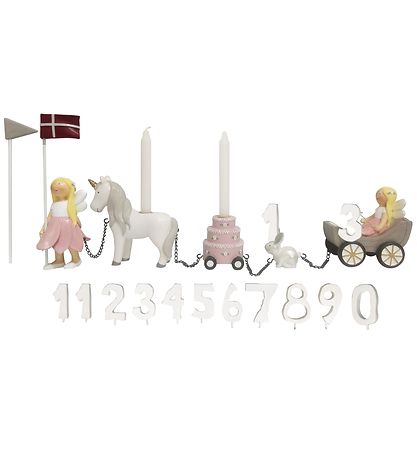 Kids by Friis F?dselsdagstog - 45 cm - Blåmsterfeer