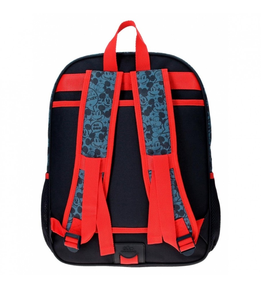 Joumma Bags Mochila Escolar Mickey Get Moving 38cm Adaptable rojo, azul 30x38x12cm-