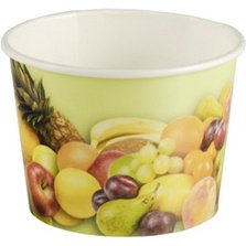 Pot à glace en carton rigide