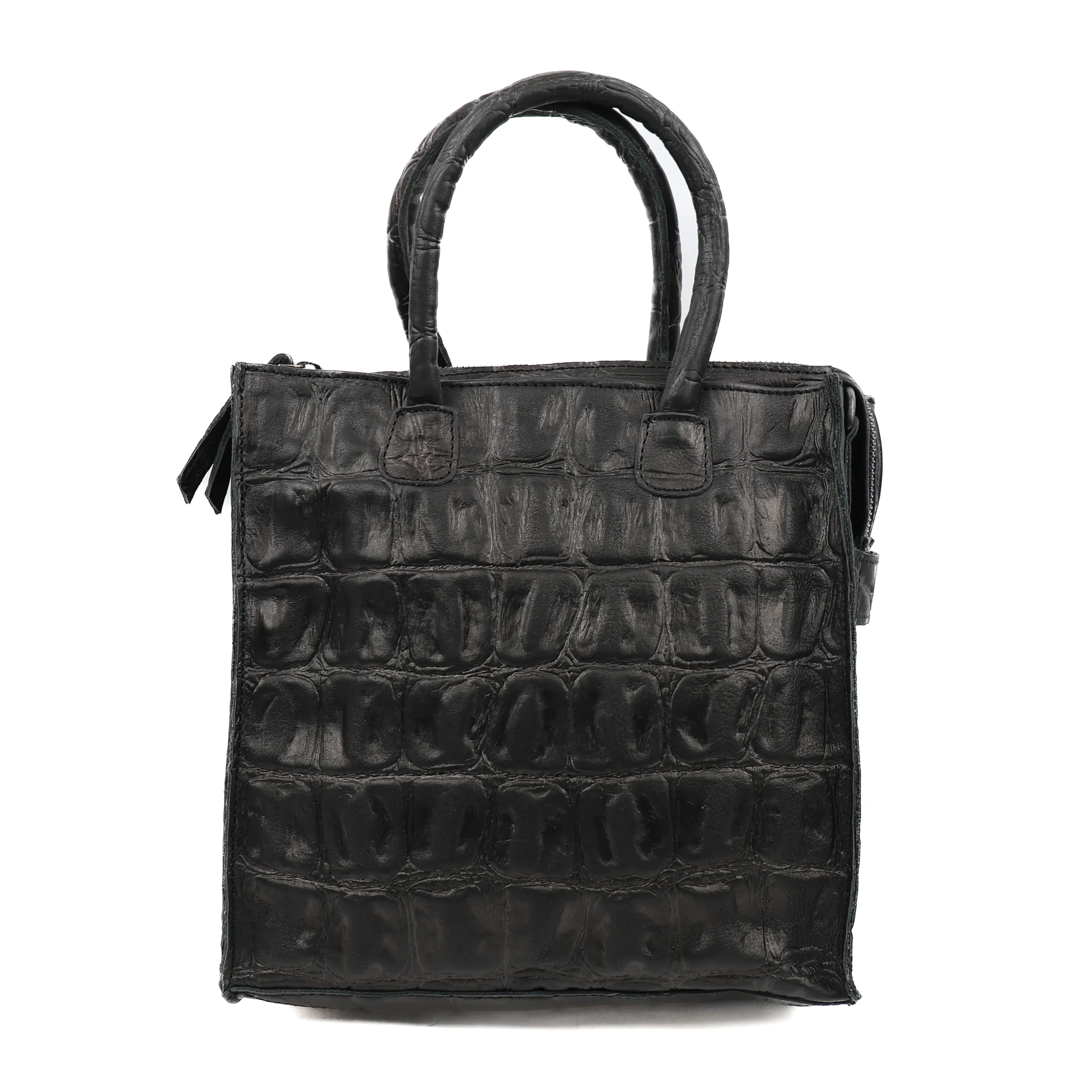 Bear Design Croco Hand Schoudertas Bonnie Zwart CR2172