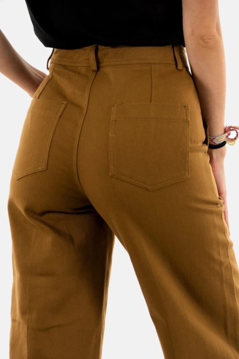 pantalons grace & mila leopold_22172 taupe
