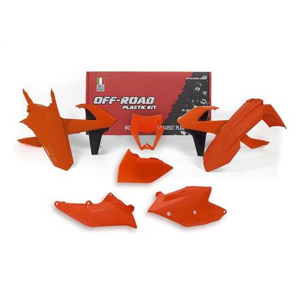 Kit plastiques R-tech 6 p orange fluo - Orange