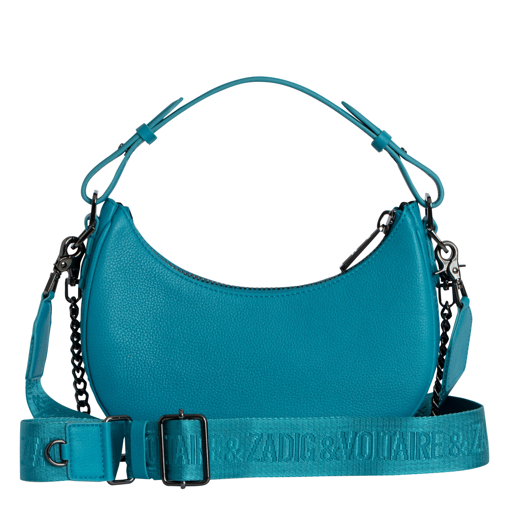 MOONROCK - Sac épaule en cuir| Bleu