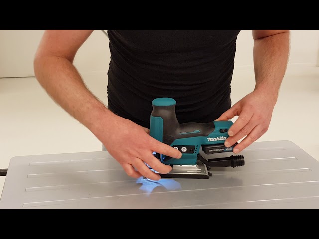 Makita JV102DZJ 10.8V Li-Ion Accu decoupeerzaag body in Mbox - T-greep - variabel - koolborstelloos