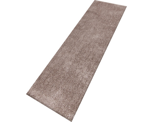 Shaggy Wellness vloerkleed, taupe, 50x150 cm