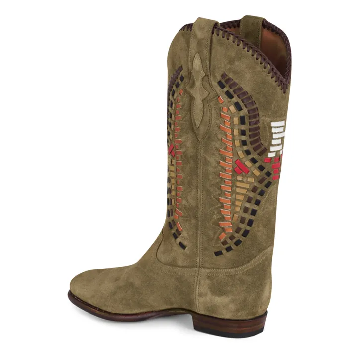Shiloh Heritage Bottes Midnight Inca Daim | Beige