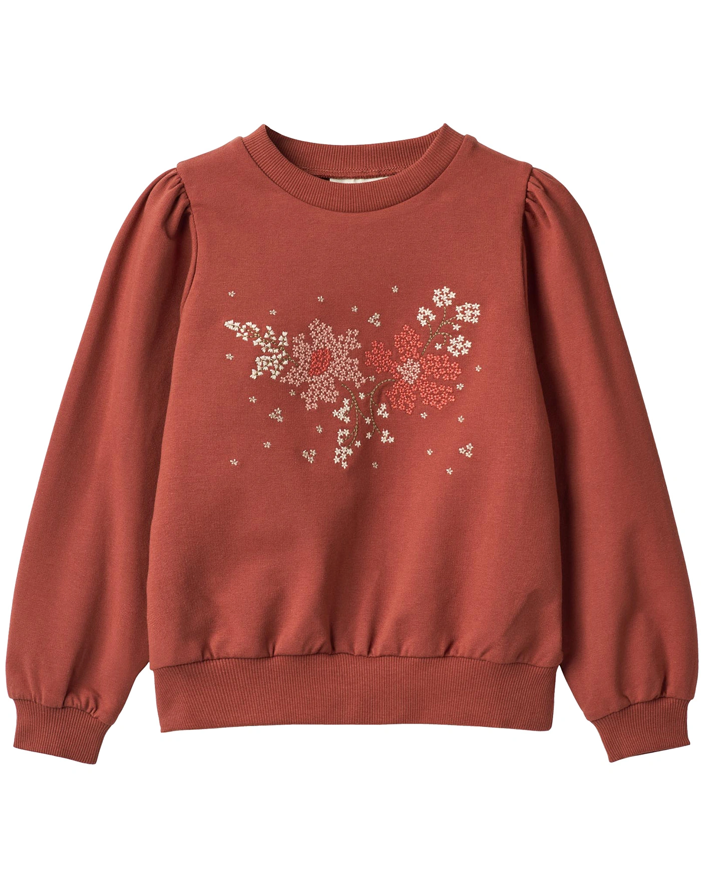 Sweatshirt VEGA EMBROIDERY in red