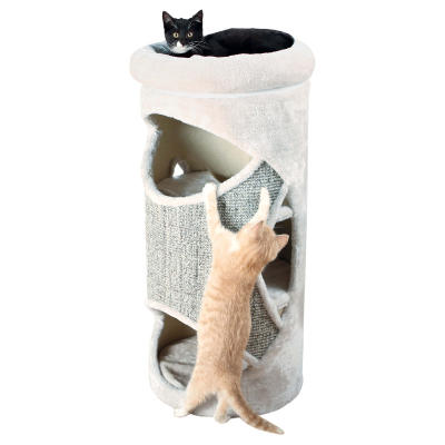 Trixie Kratztonne Cat Tower Gracia grau/meliert