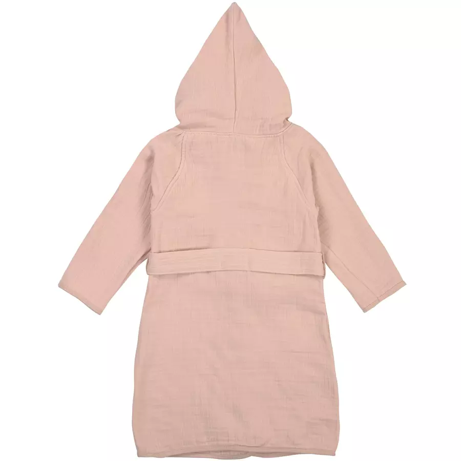 LÄSSIG Bademantel Musselin powder pink