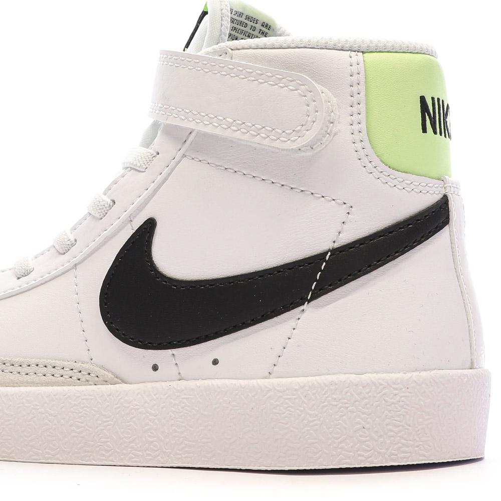Nike Baskets Blanches/Noires Garçon Nike Blazer Mid '77