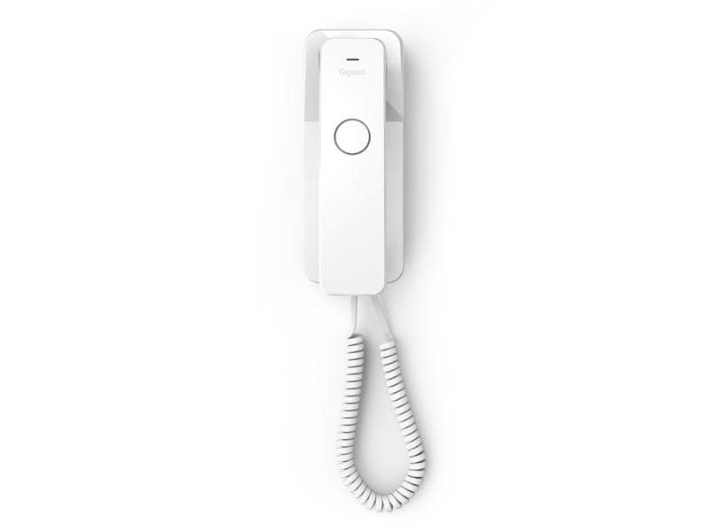 Gigaset Tischtelefon Desk 200 Weiss Das platzsparende, schnurgebundene Tisch- und Wandtelefon