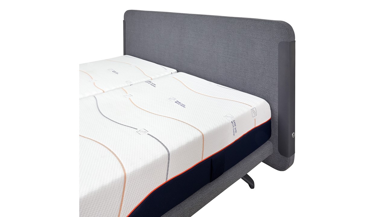 Elektrisch Bed Element Spirit met Cool Motion 6 matrassen denim