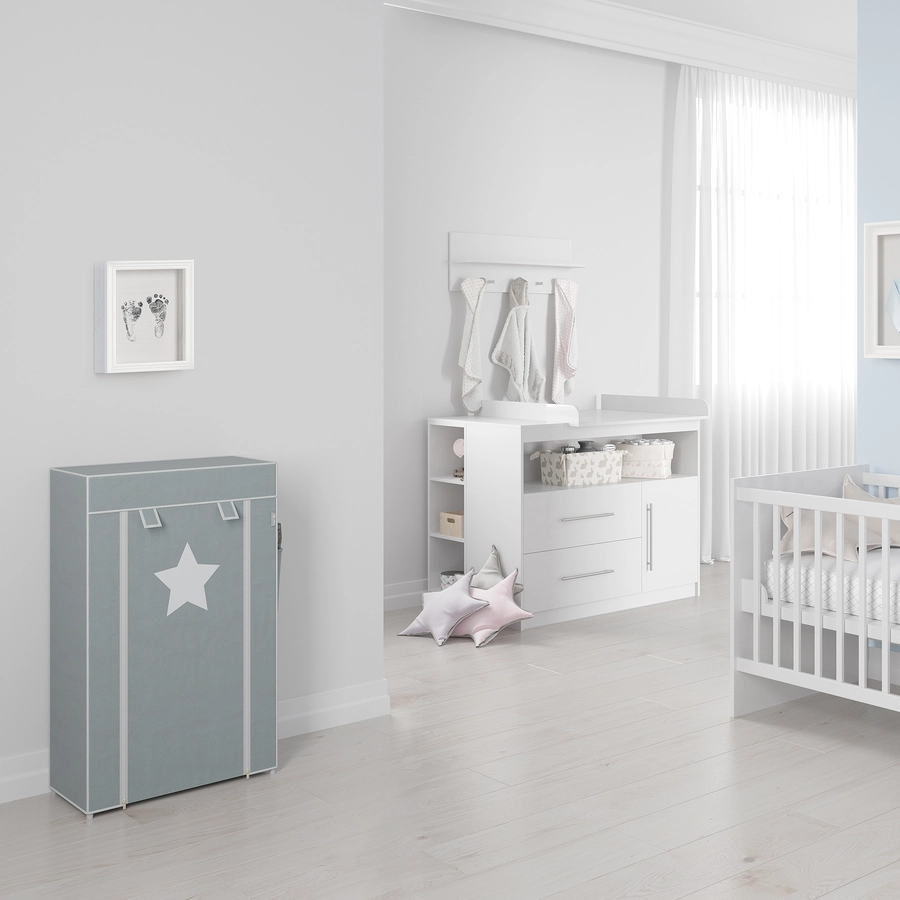 roba Textil-Aufbewahrungsschrank M Little Stars 58,0 x 28,0 x 90,0 cm