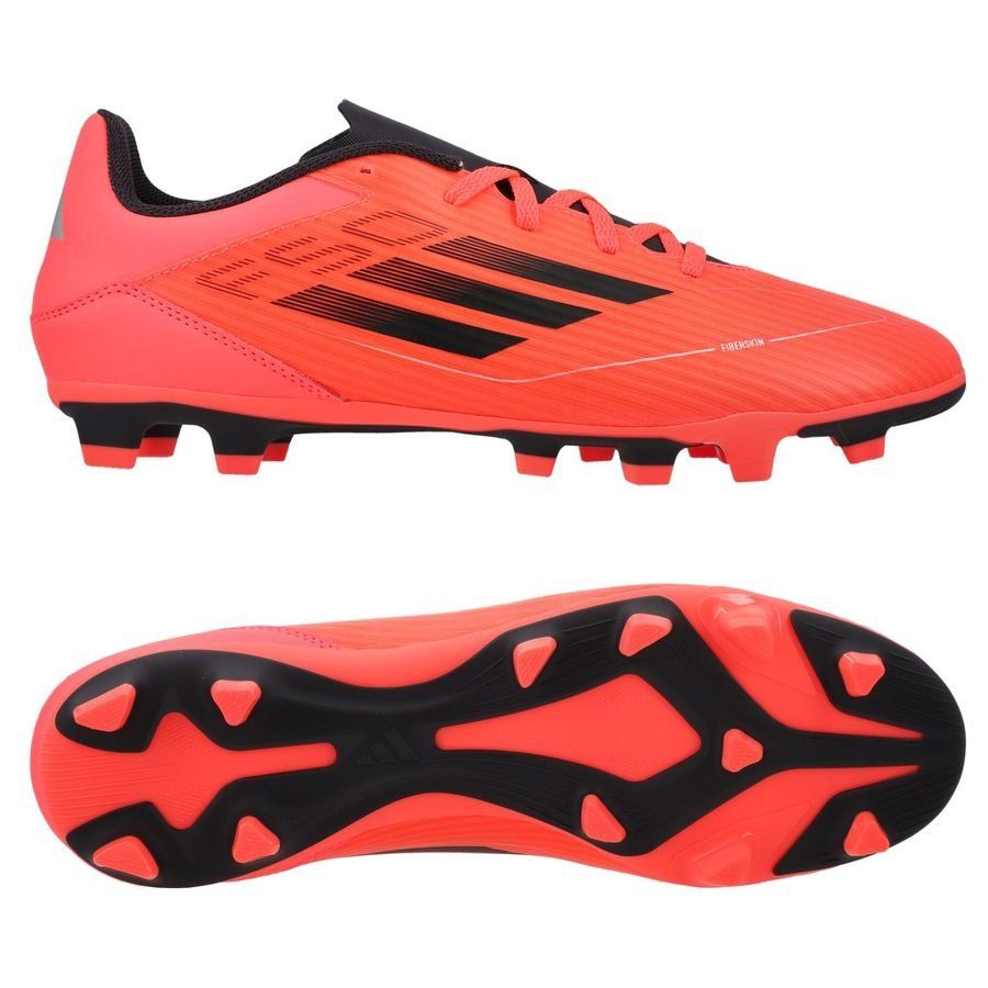 adidas F50 Club FxG Vivid Horizon - Turbo/Aurora Black/Argenté
