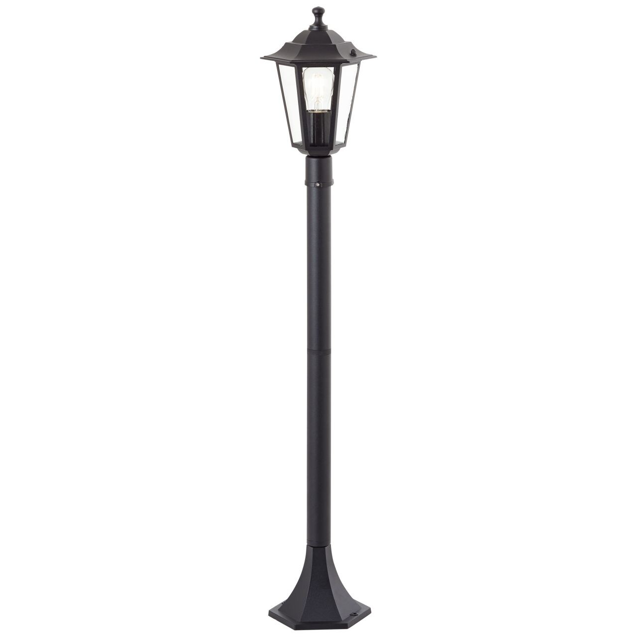 BRILLIANT Carleen Außenstandleuchte 100cm schwarz | 1x A60, E27, 60W, geeignet für Normallampen (nicht enthalten)