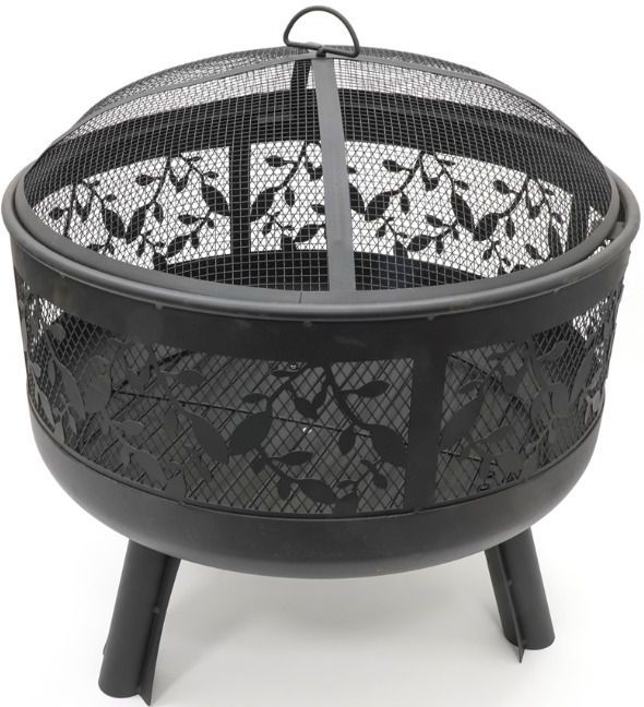 Heat Outdoor Living Alna - Vuurkorf met Vonkenscherm - Staal - Zwart