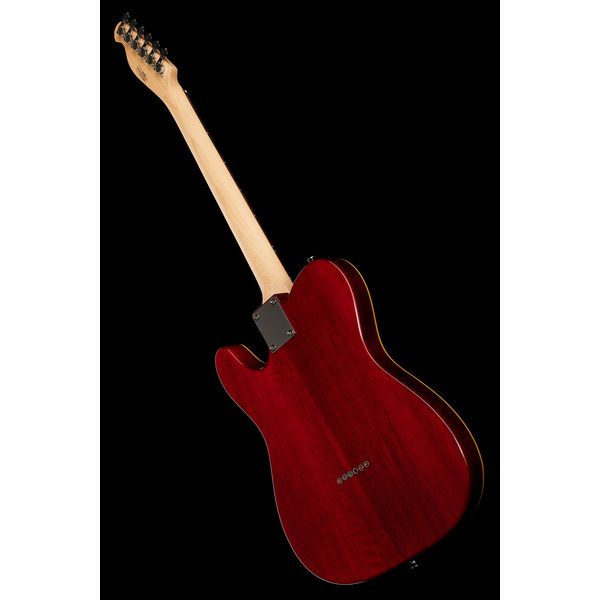 Harley Benton TE-90QM Trans Red w/Bag