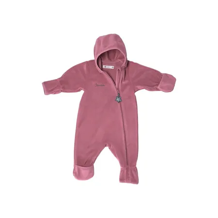 Sterntaler Overall aus Melangefleece helllila, 86