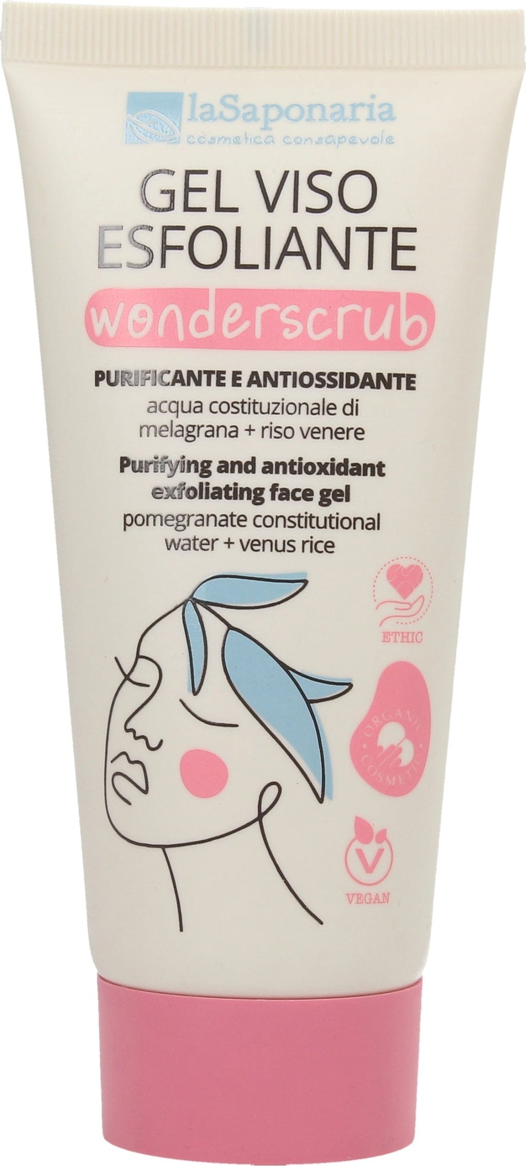 La Saponaria  Wonderscrub Gesichtspeeling, 100 ml
