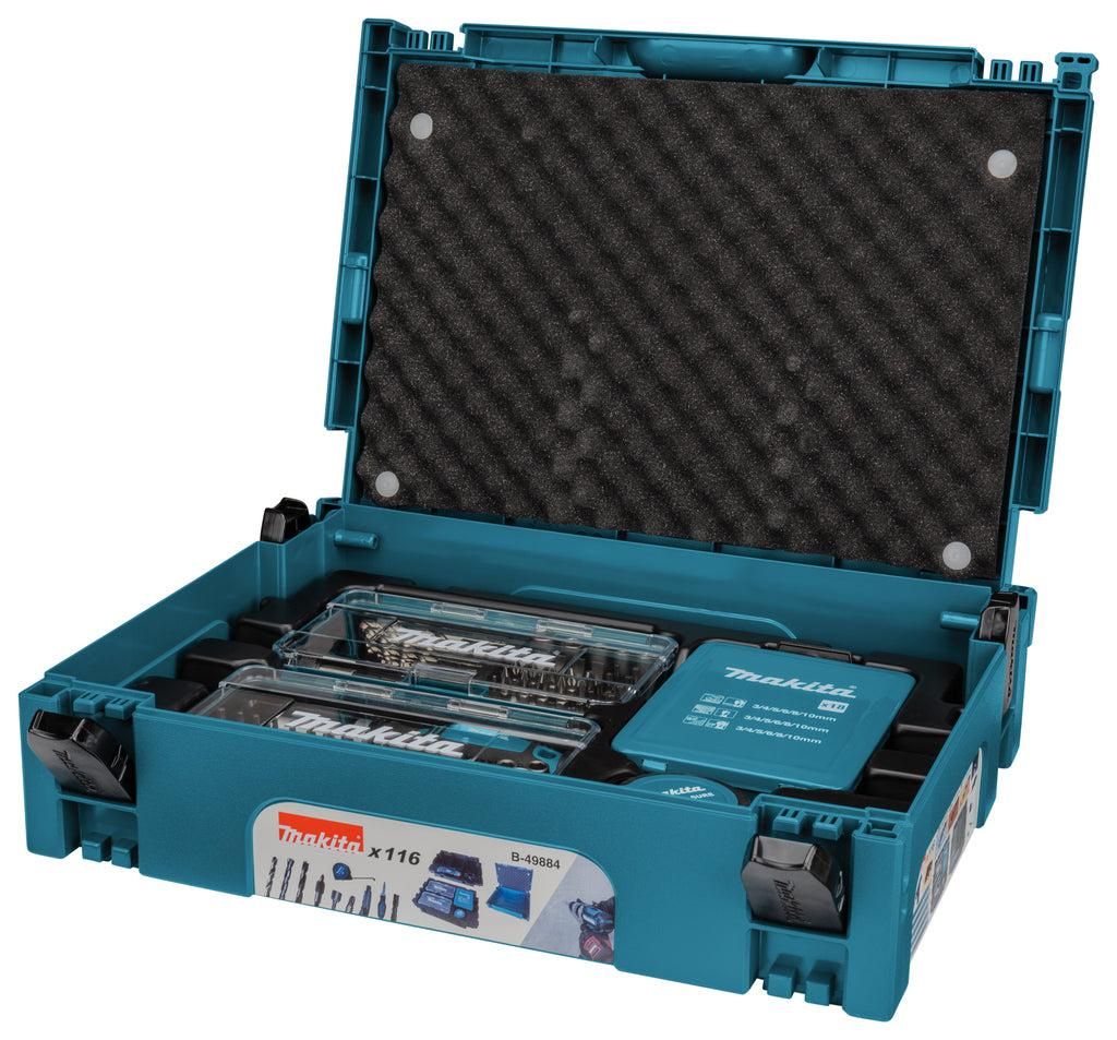 Makita B-49884 Boor- en Schroefbitset 116-delig in Mbox