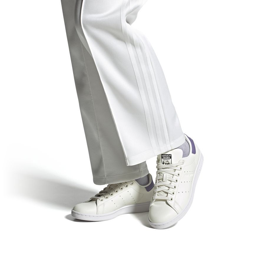 adidas Originals Chaussures Stan Smith - Blanc/Violet/Noir Femme