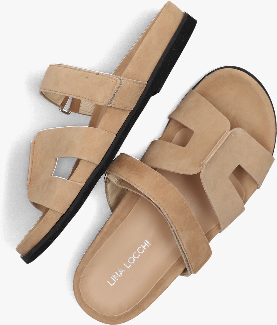 beige lina locchi slippers sue h slipper
