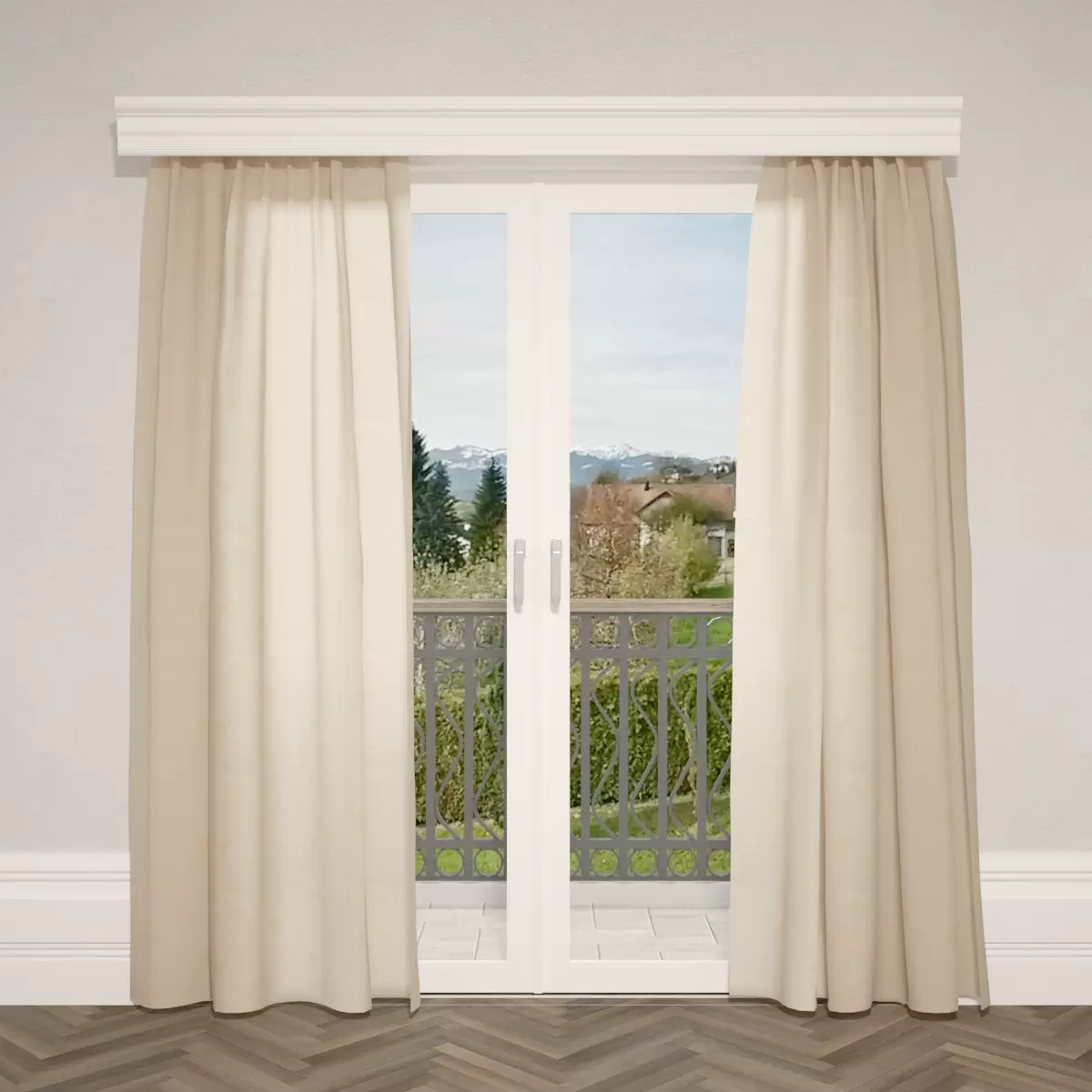 Nachtvorhang Max Beige