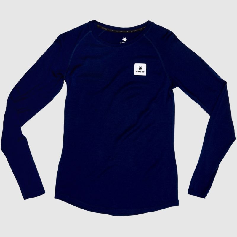 saysky w merino 165 longsleeve 634 xwrls40 201 blue