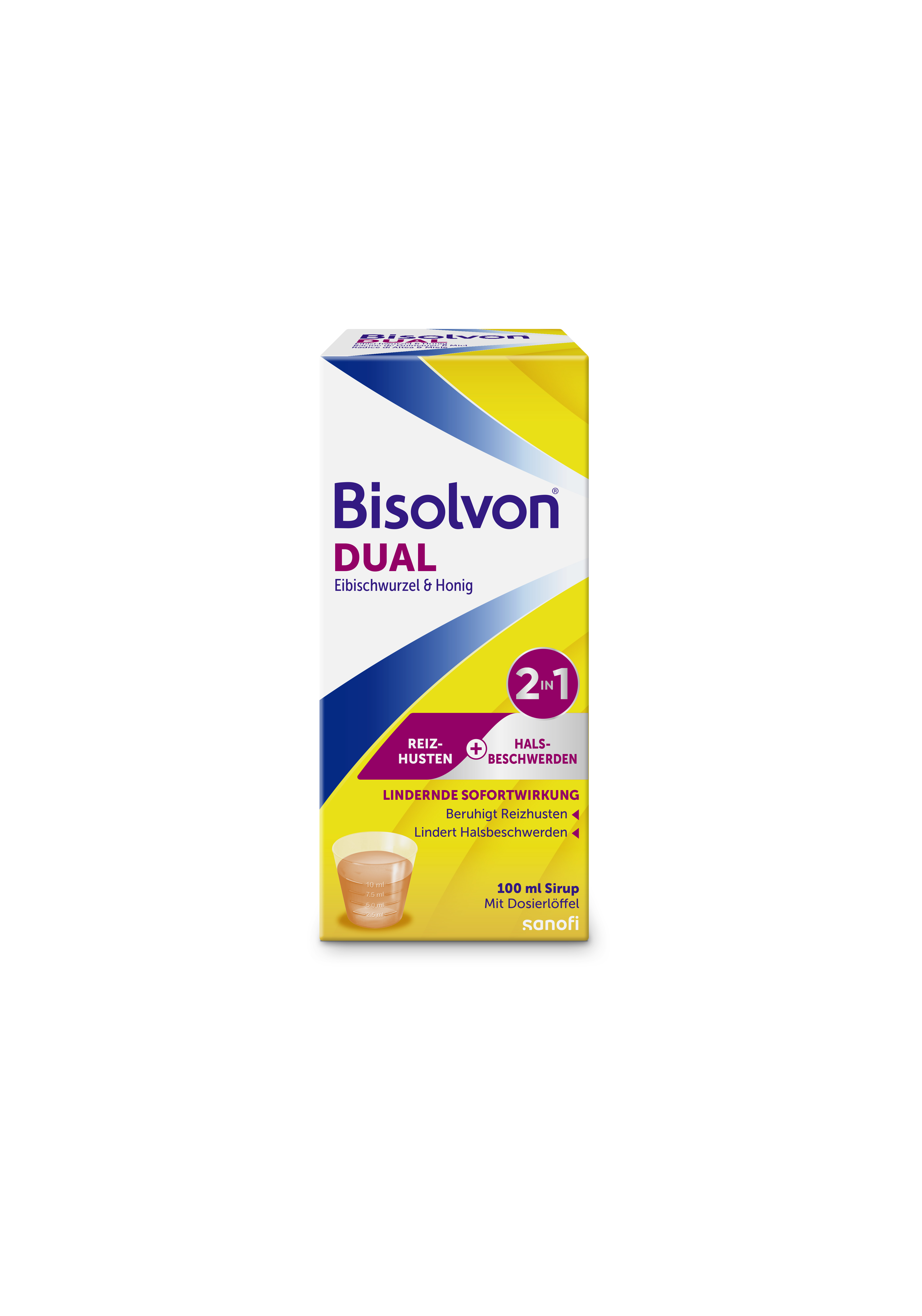 Bisolvon DUAL 2in1 Hustensirup<br>100 ml, Flasche, Sirup