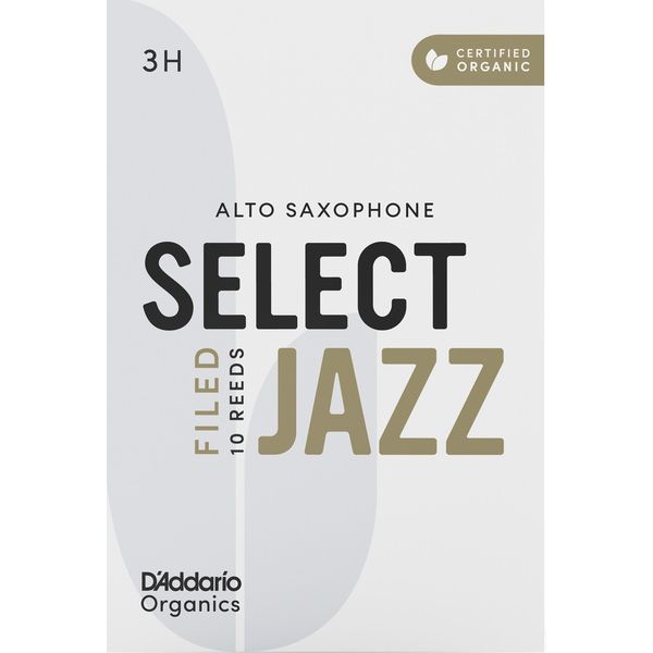 DAddario Woodwinds Organic Sel. Jazz Filed ALT 3H