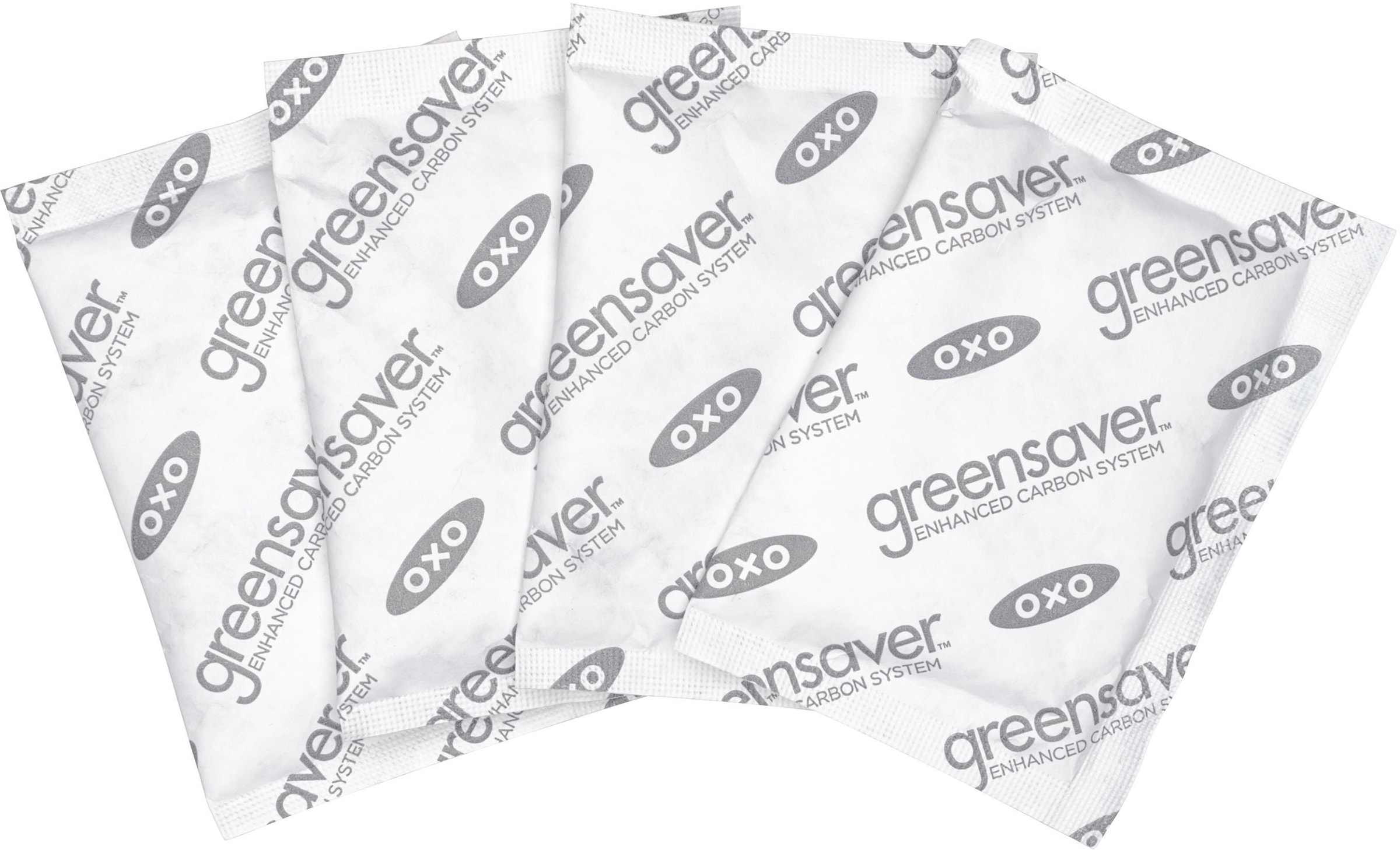 OXO Good Grips Ersatzfilter Set, 4 Stk. tlg. Aktivkohlefilter, Nachfüllpack, 4-teilig