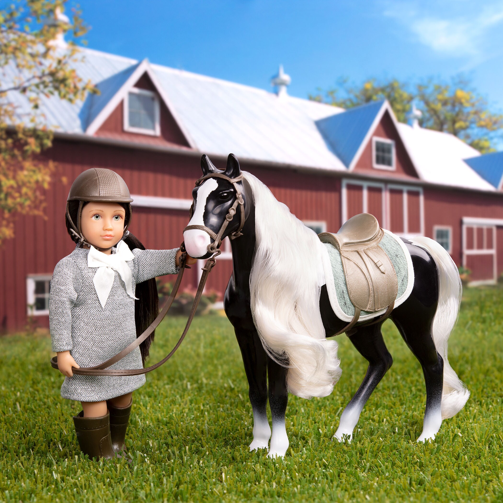 LORI Puppe Ansley / Pferd Arabel