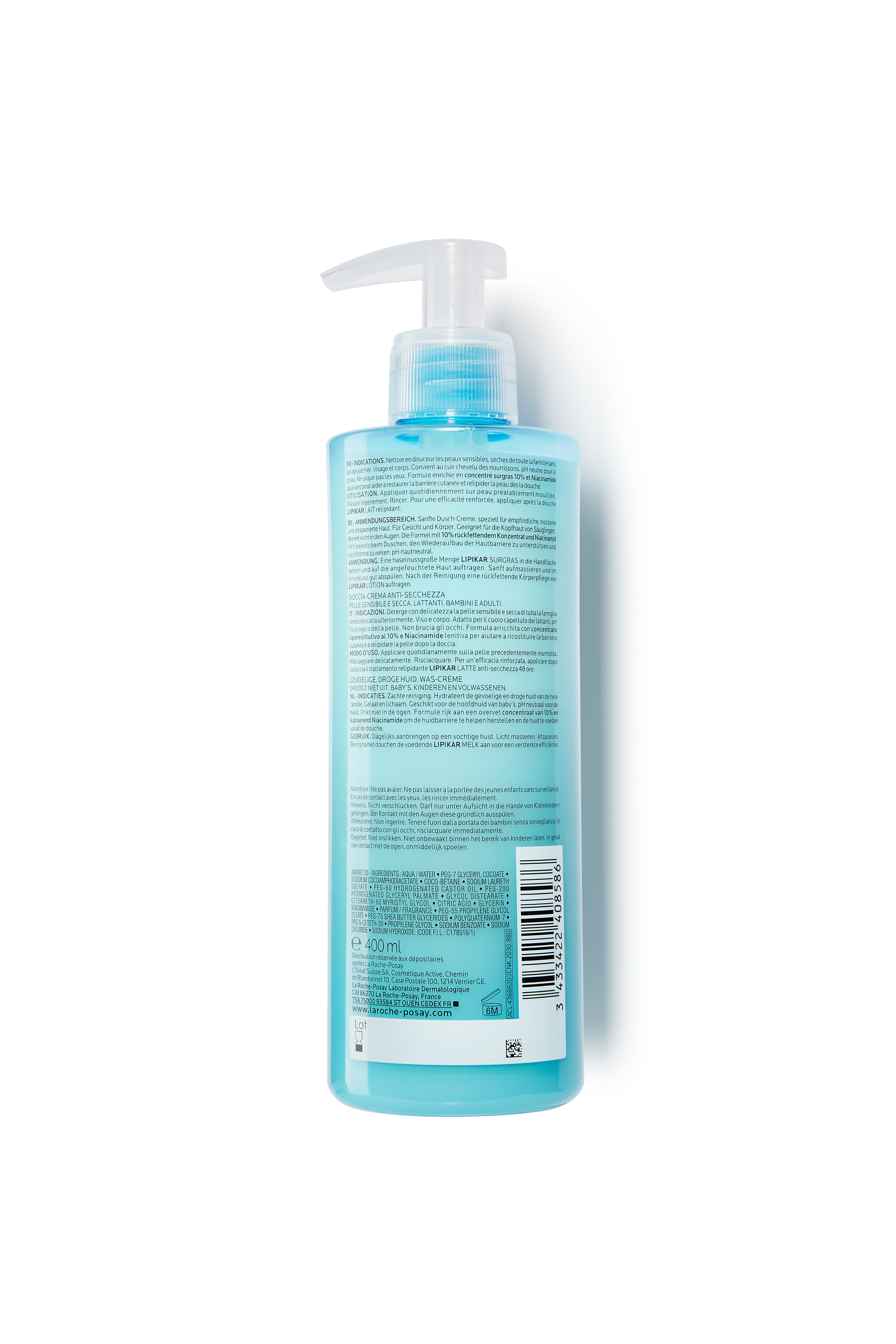 La Roche-Posay Lipikar surgras liquide liq 400 ml