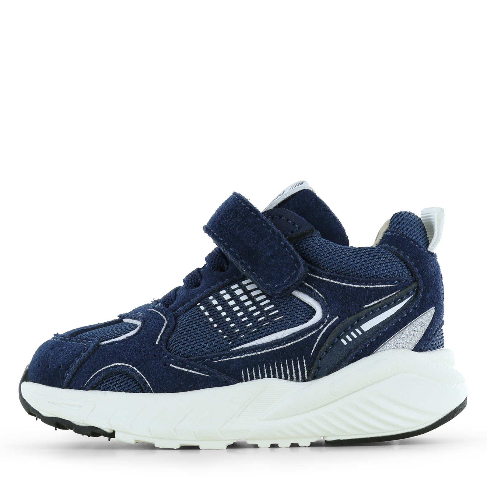 Shoesme donkerblauw sneakertje Mesh, Suède | Jongens schoenen