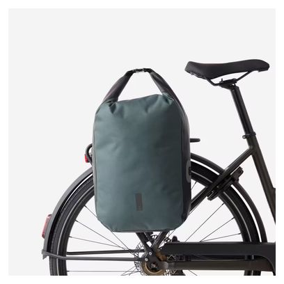 Sacoche de Porte-Bagage Btwin 500 1x20L Gris Foncé