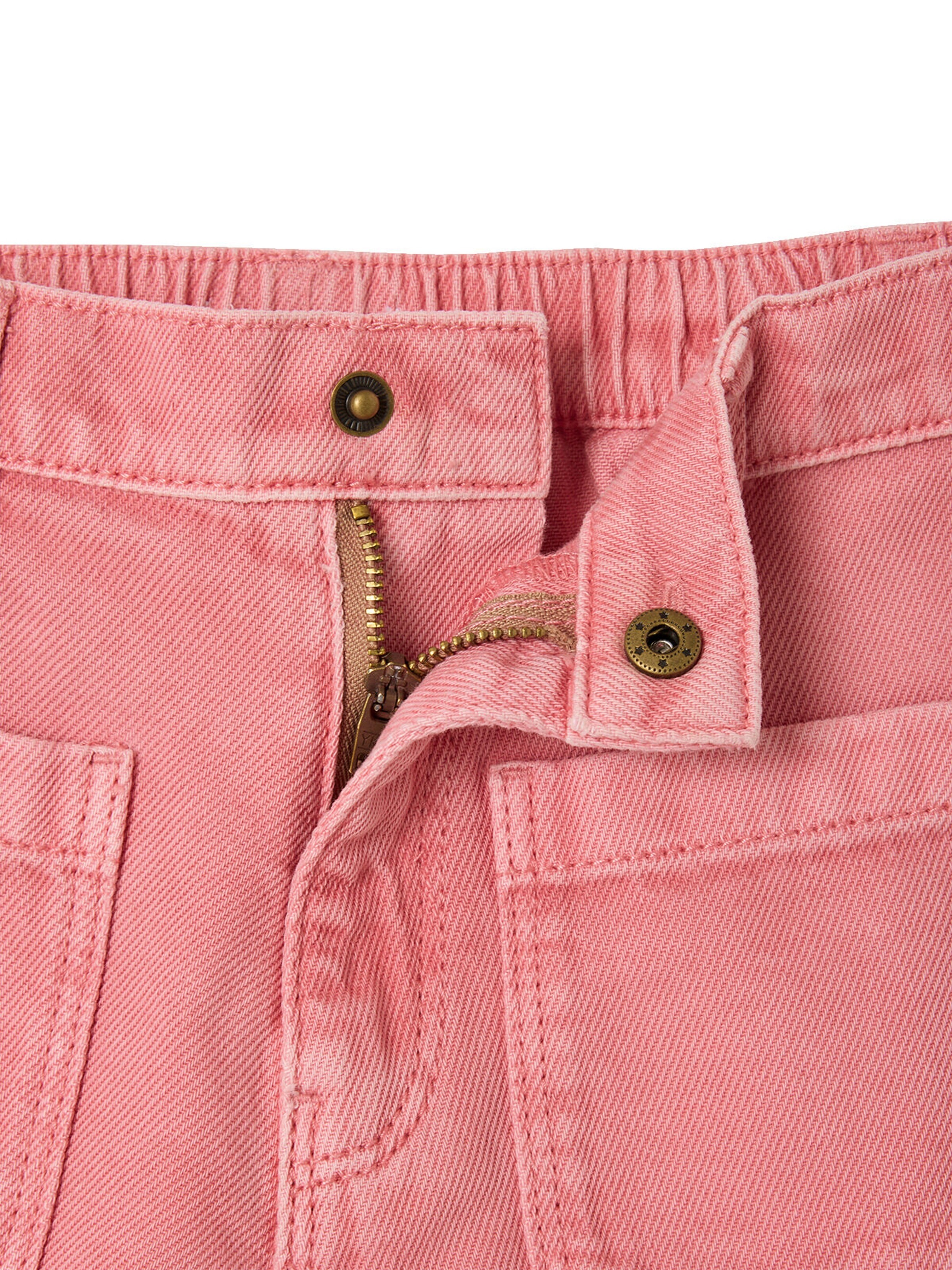 Vertbaudet Mädchen Shorts mit aufgesetzten Taschen rosa
