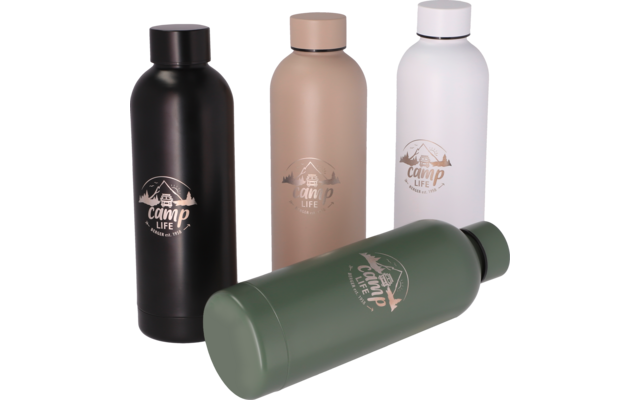 Camplife Edelstahl Thermo-Trinkflasche 500 ml