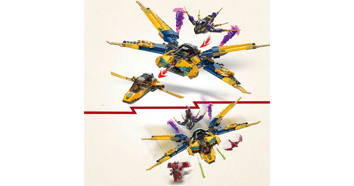 LEGONinjago - Ras en Arins superstormvliegtuig Constructiespeelgoed  (71833)