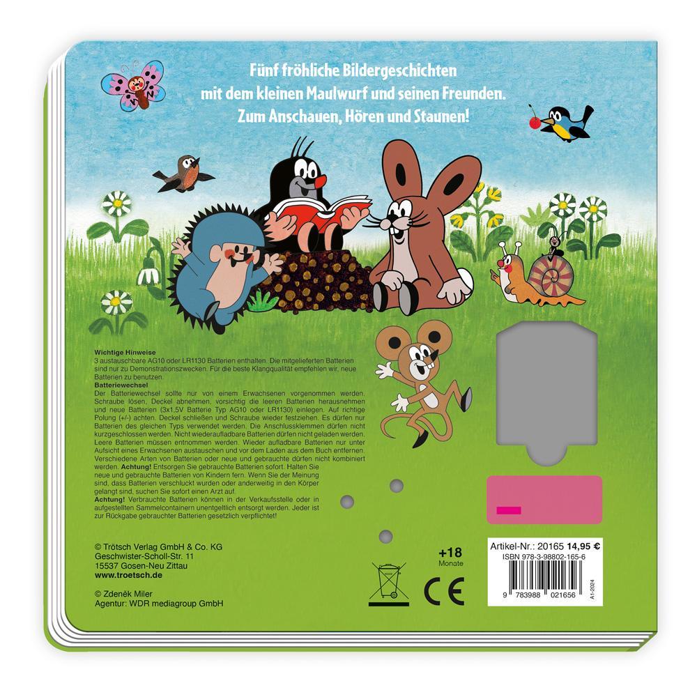 Trötsch Der kleine Maulwurf Soundbuch Was hörst du da