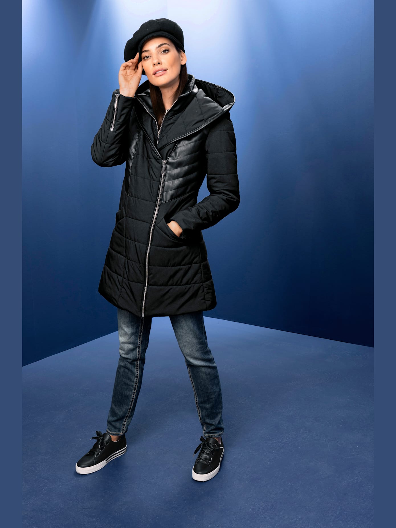 Doudoune joli look 2 en 1