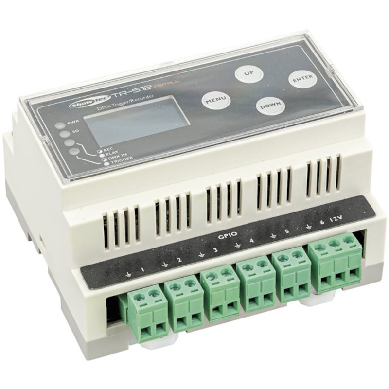 Showtec TR-512 Install externe trigger/recorder