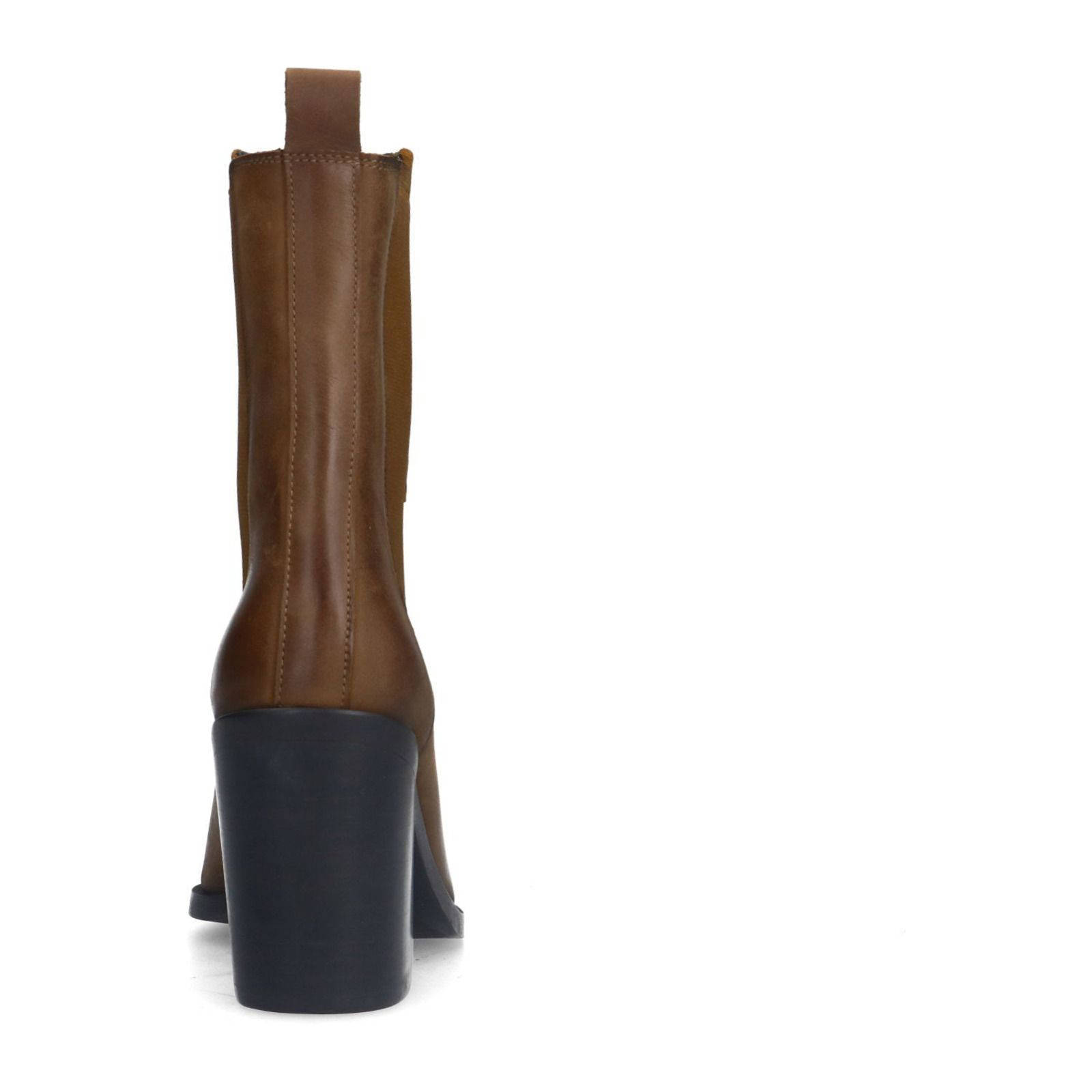 Sacha leren chelsea boots bruin