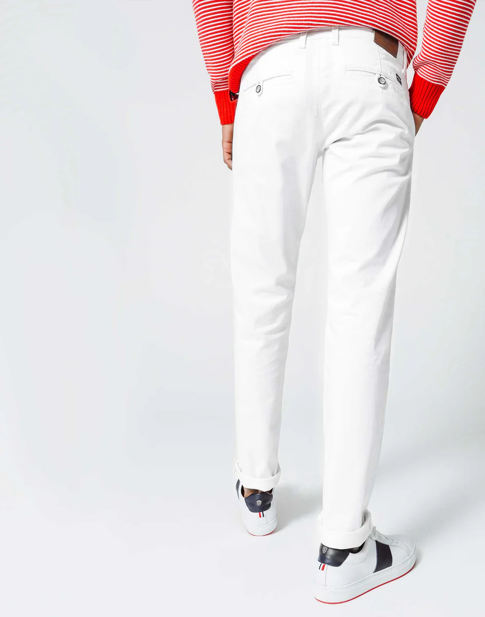 Chino Casual Blanc
