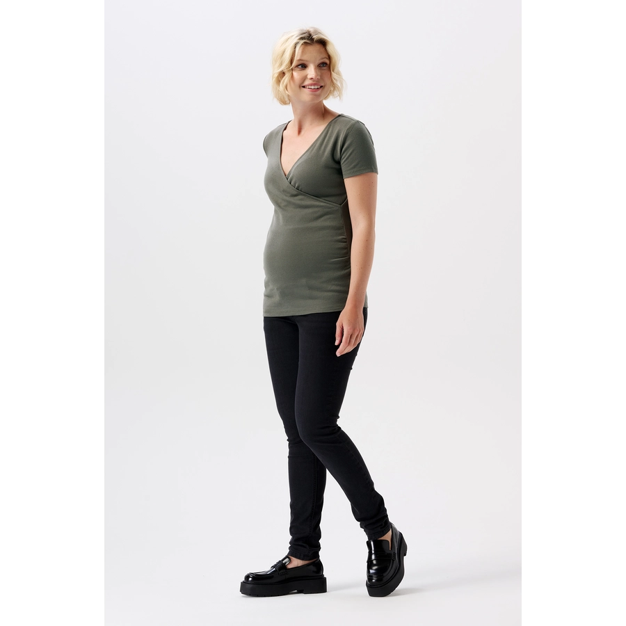 Noppies Skinny Umstandsjeans Avi Black Denim