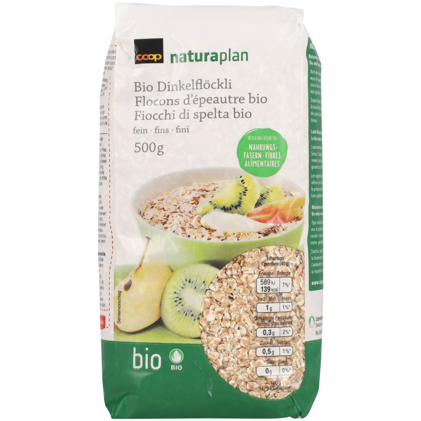 Naturaplan Bio Dinkelflöckli fein