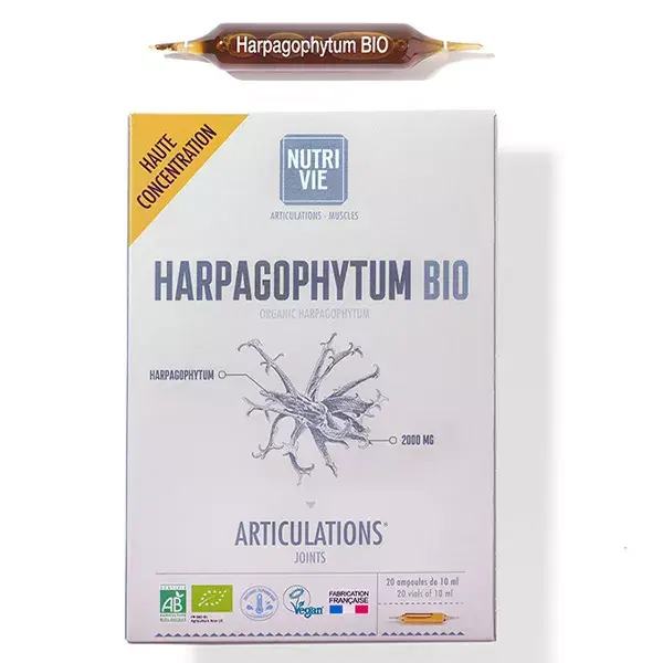 Nutrivie Harpagophytum Orgânico 20 ampolas
