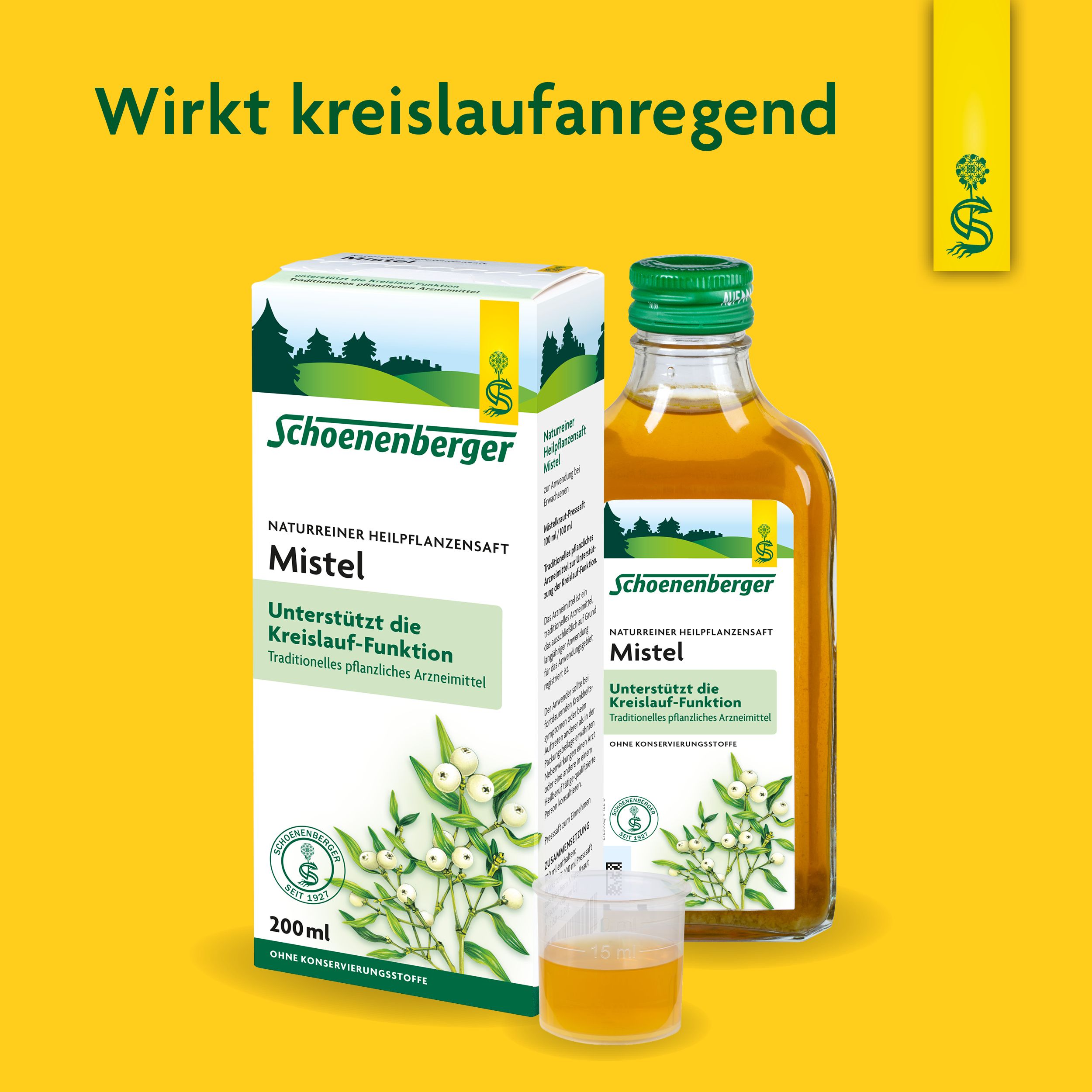 Schoenenberger® naturreiner Heilpflanzensaft Mistel