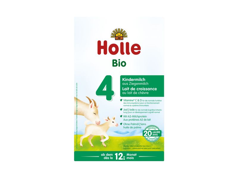 HOLLE Folgemilch 4 Bio Ziegenmilch 5x 400 g Kindermilch aus Ziegenmilch