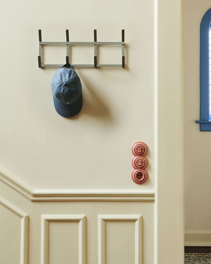 Hay Tape Coat Rack-Small-Metallic grey