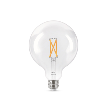 WiZ Connected LED globe E27 60W filament helder koel tot warmwit licht dimbaar